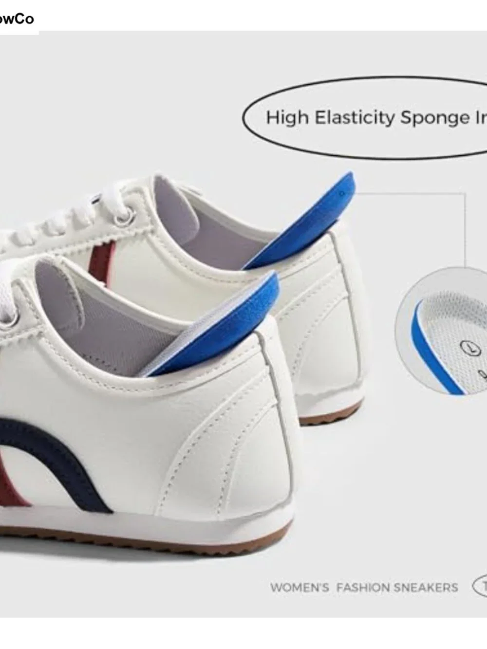 Women's Retro Running Sneakers Cushioned Sole Casual Shoes